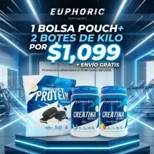 1 BOLSA POUCH + 2 BOTES DE KILO